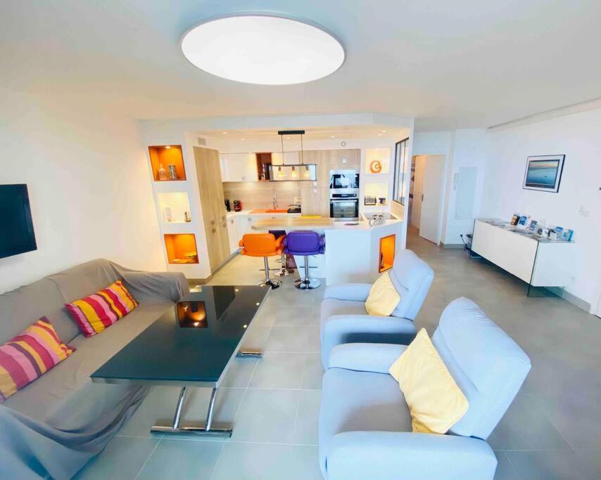 Luxueux T3 Piscine Et Vue Somptueuse Apartman Sète Kültér fotó