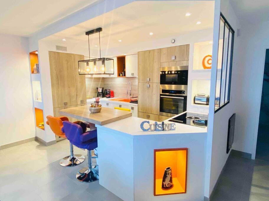 Luxueux T3 Piscine Et Vue Somptueuse Apartman Sète Kültér fotó
