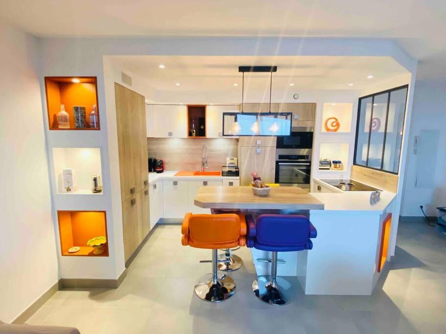 Luxueux T3 Piscine Et Vue Somptueuse Apartman Sète Kültér fotó