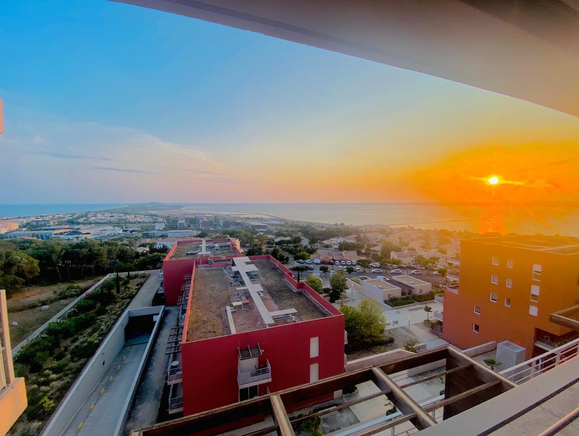 Luxueux T3 Piscine Et Vue Somptueuse Apartman Sète Kültér fotó
